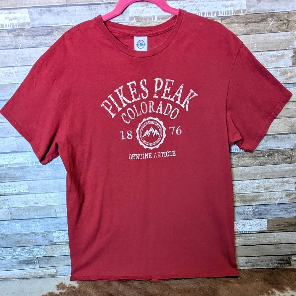Pikes Peak Colorado Red T-Shirt
